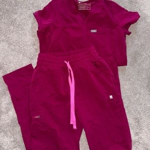 Yola high waisted pants with one pocket top